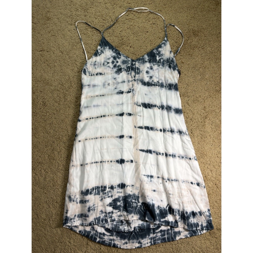 Gypsy 05 Tye Dye Mini Dress Women Medium Lined Soft Lightweight Resort Wear Boho